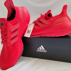 New Adidas Ultraboost21 Vivid Red